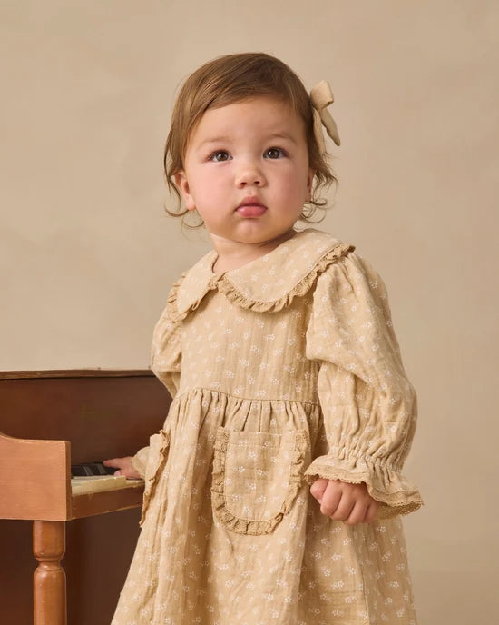 Marisol Dress: Butterscotch Floral