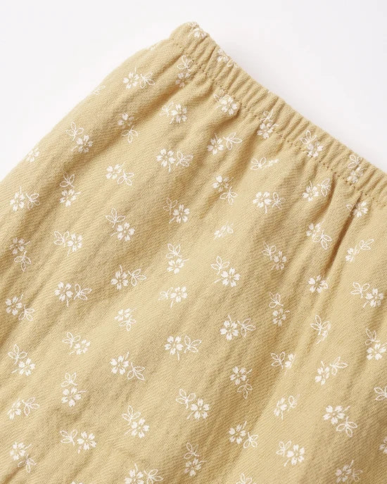 Marisol Dress: Butterscotch Floral