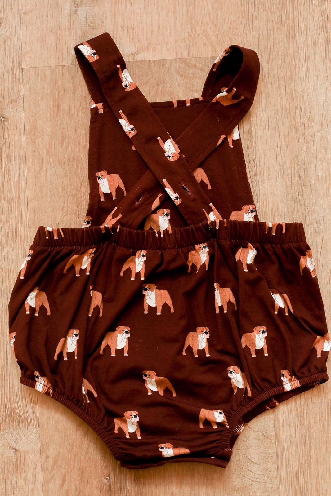 Maroon Bulldog Bamboo Sun Bubble w/Adjustable Straps