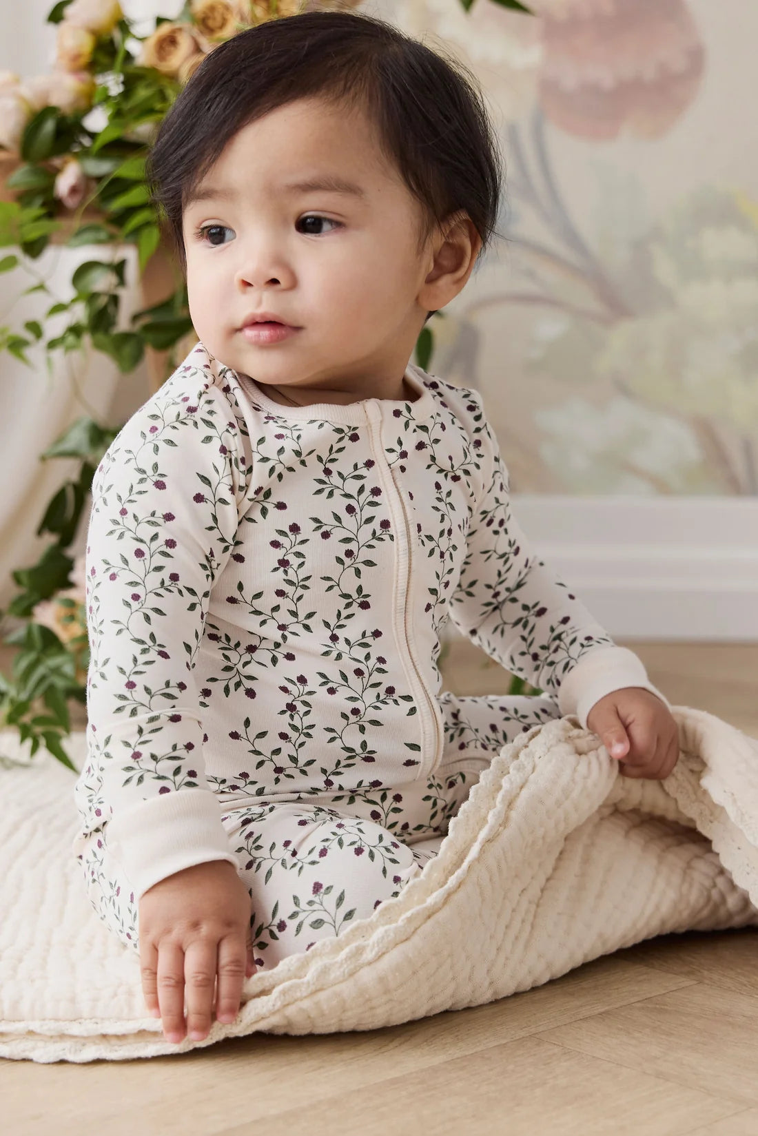 Organic Cotton Jude Onepiece - Mulberries