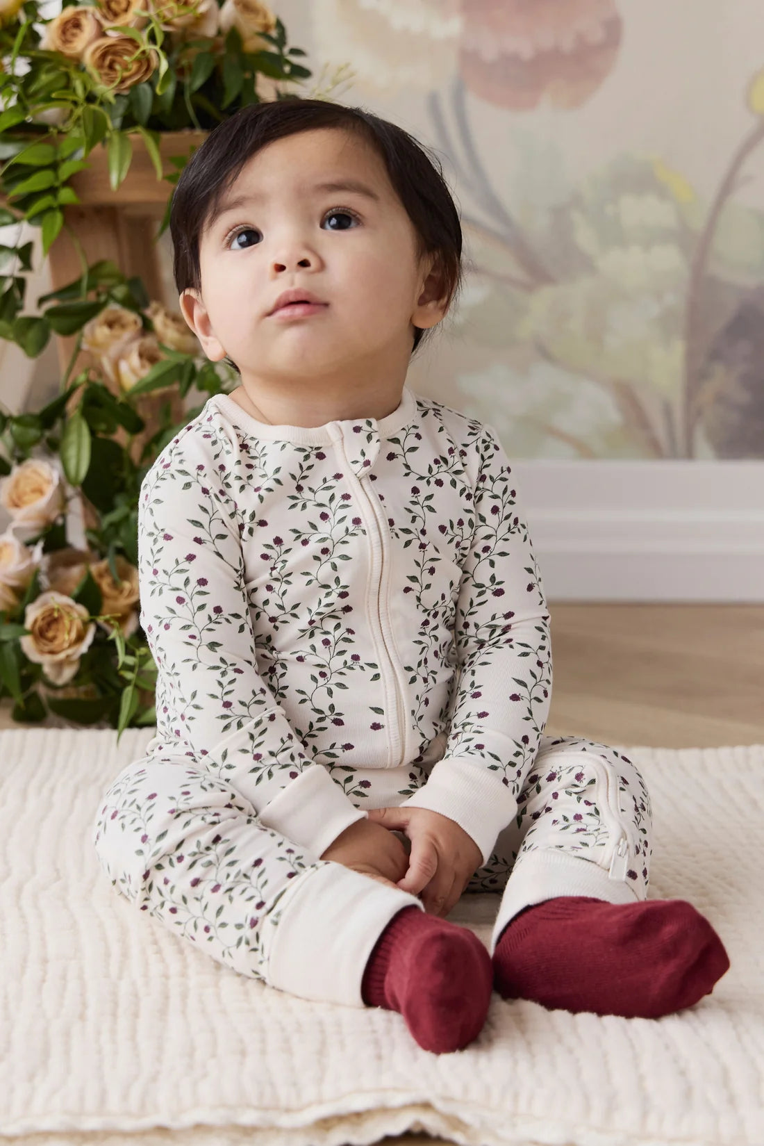 Organic Cotton Jude Onepiece - Mulberries