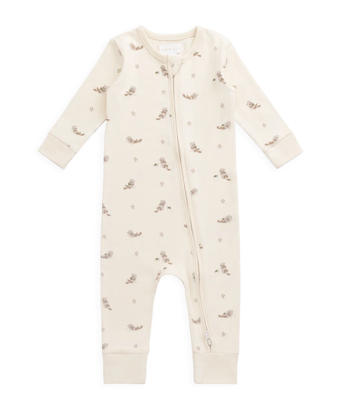 Organic Cotton Jude Onepiece - Otter Buddies Tofu
