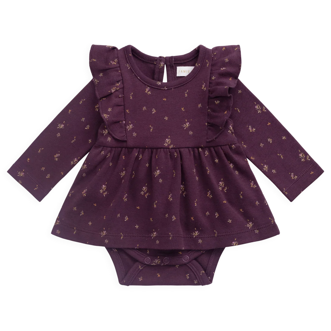 Organic Cotton Vivienne Playsuit - Dina Fig