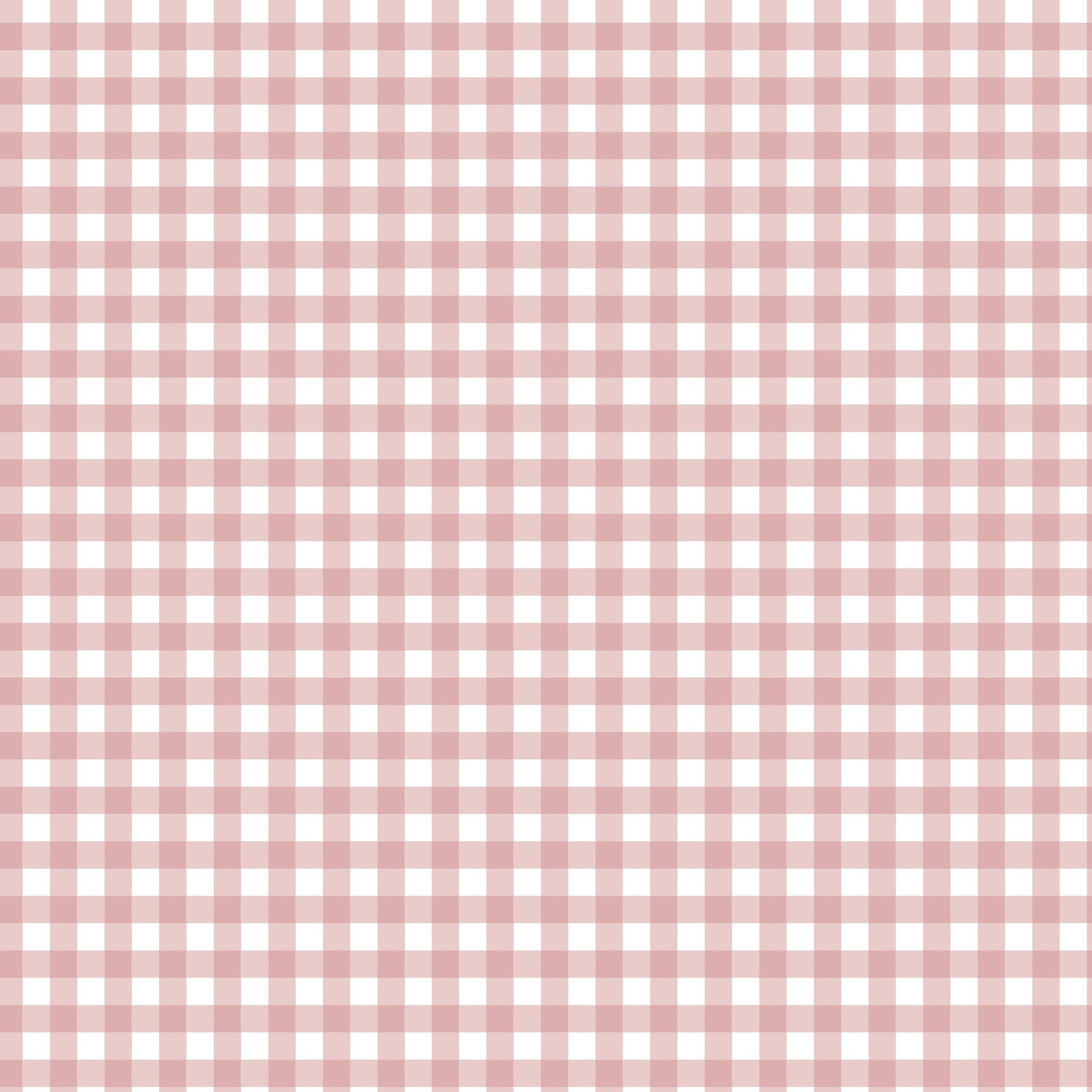 Pink and white checkered pattern