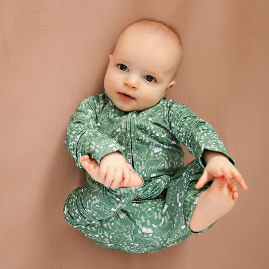 yellowstone bamboo footless romper