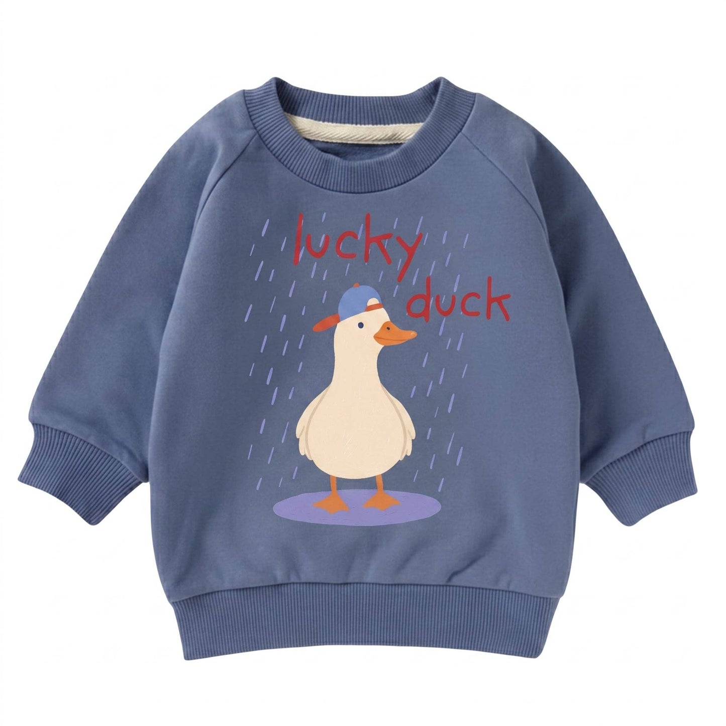 Organic Cotton Sweatshirt - Lucky Duck