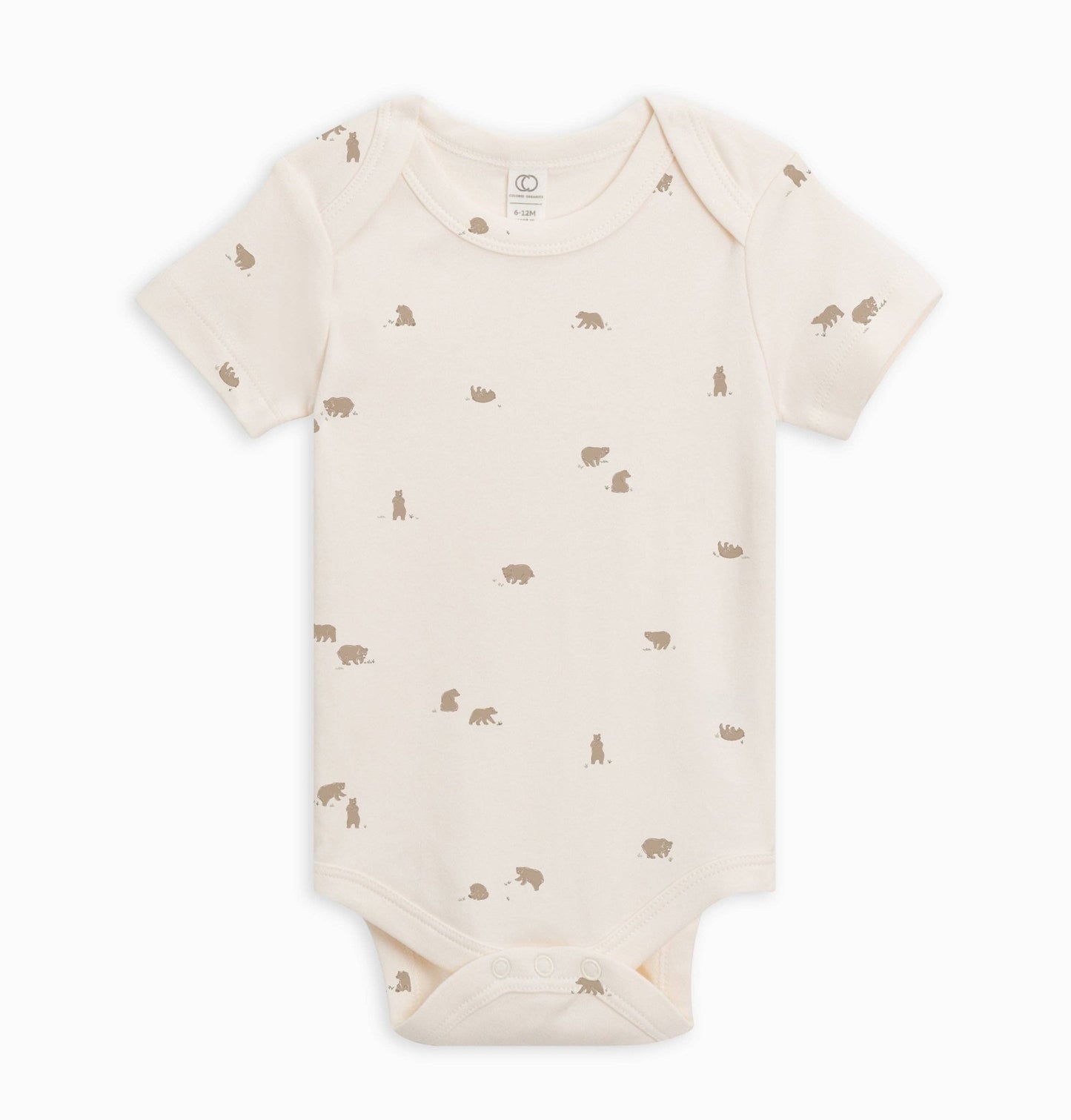 Afton Bodysuit: Bear / Truffle + Thyme - Bossy Beans