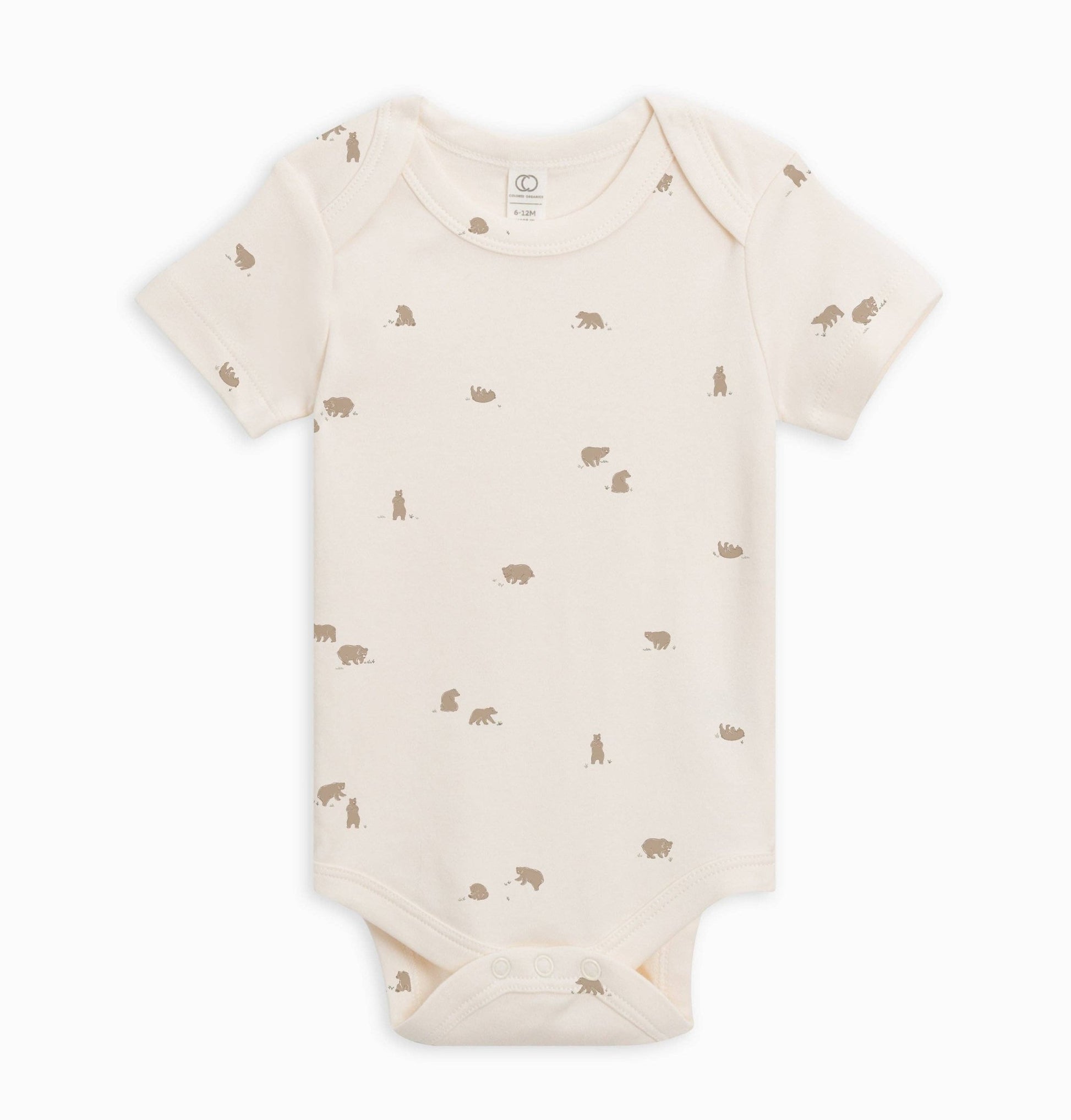 Afton Bodysuit: Bear / Truffle + Thyme - Bossy Beans