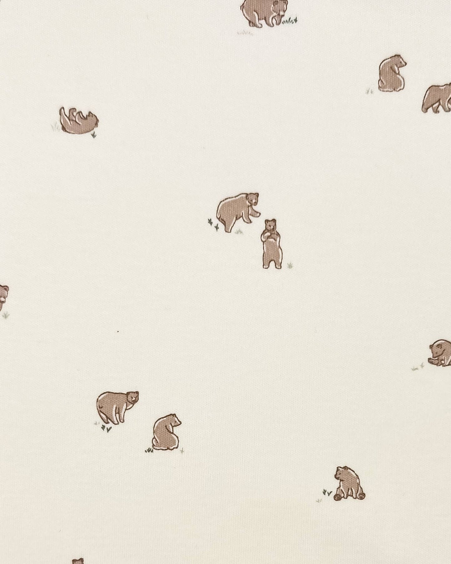 Afton Bodysuit: Bear / Truffle + Thyme - Bossy Beans