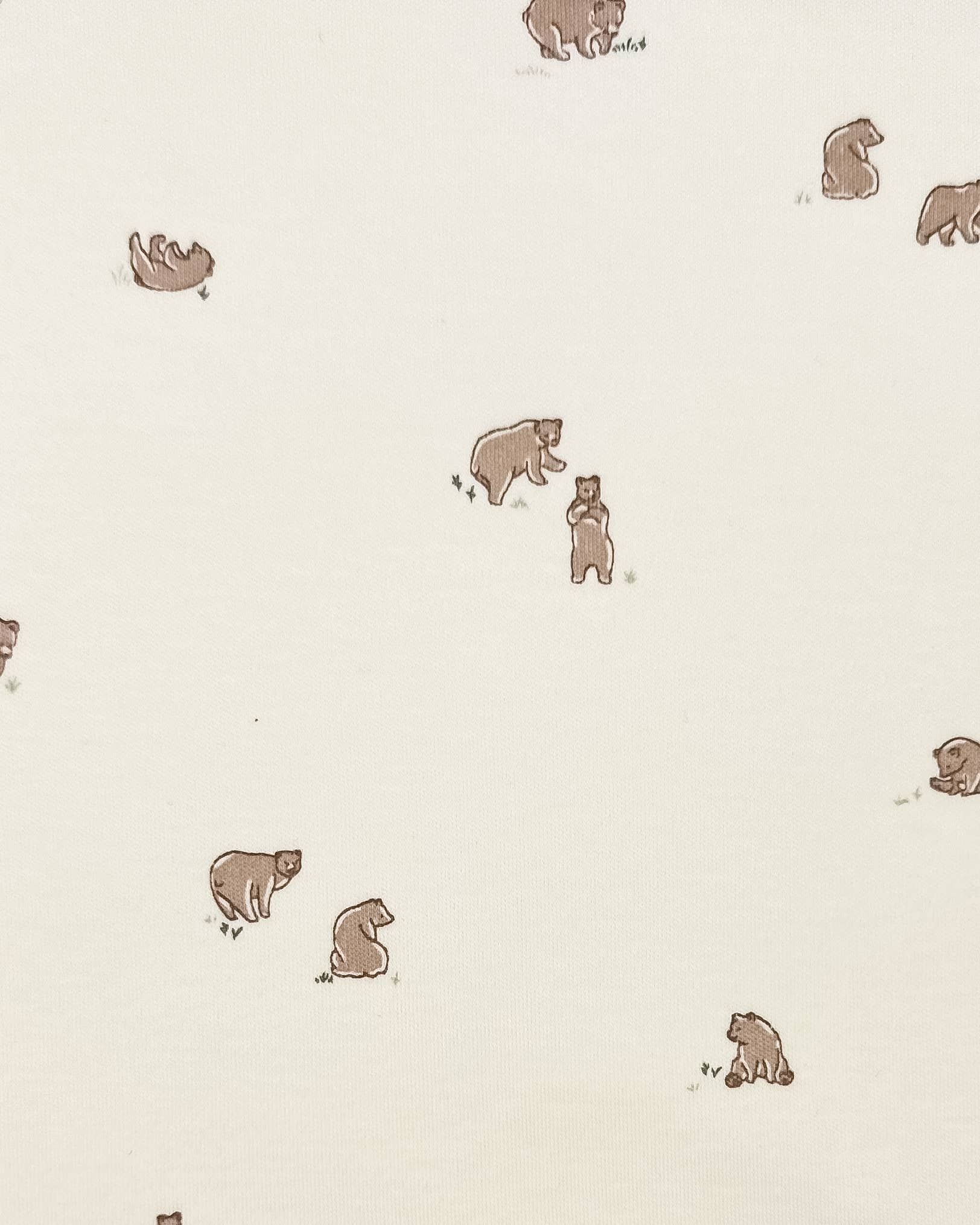 Afton Bodysuit: Bear / Truffle + Thyme - Bossy Beans