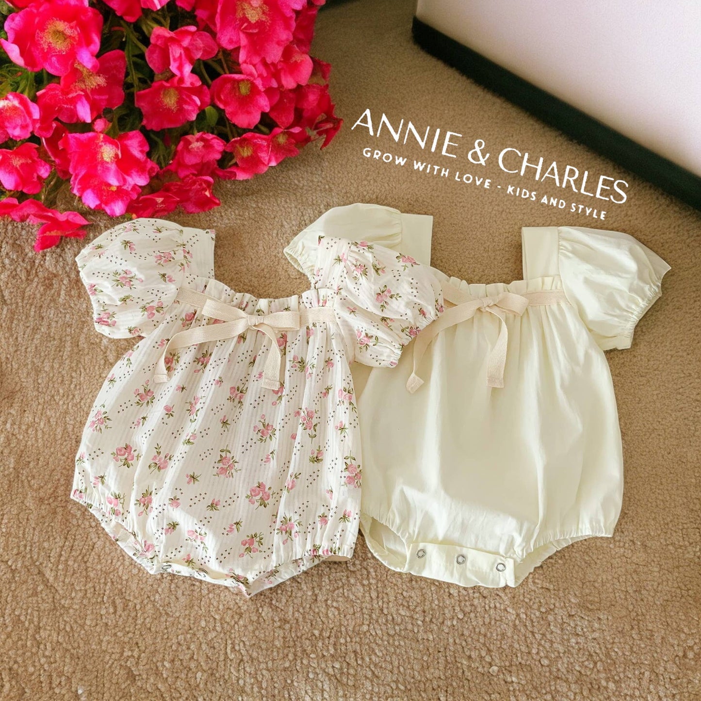 Annie & Charles Baby Bloomer FLEUR: Floral - Bossy Beans