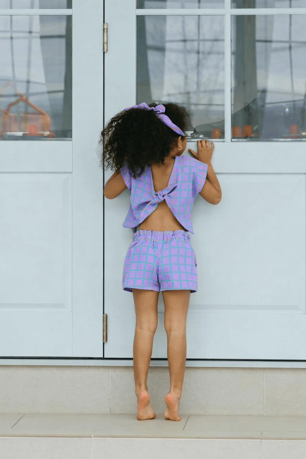 Annita Girl Set (Purple) - Bossy Beans