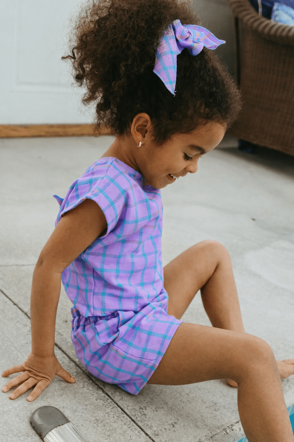 Annita Girl Set (Purple) - Bossy Beans