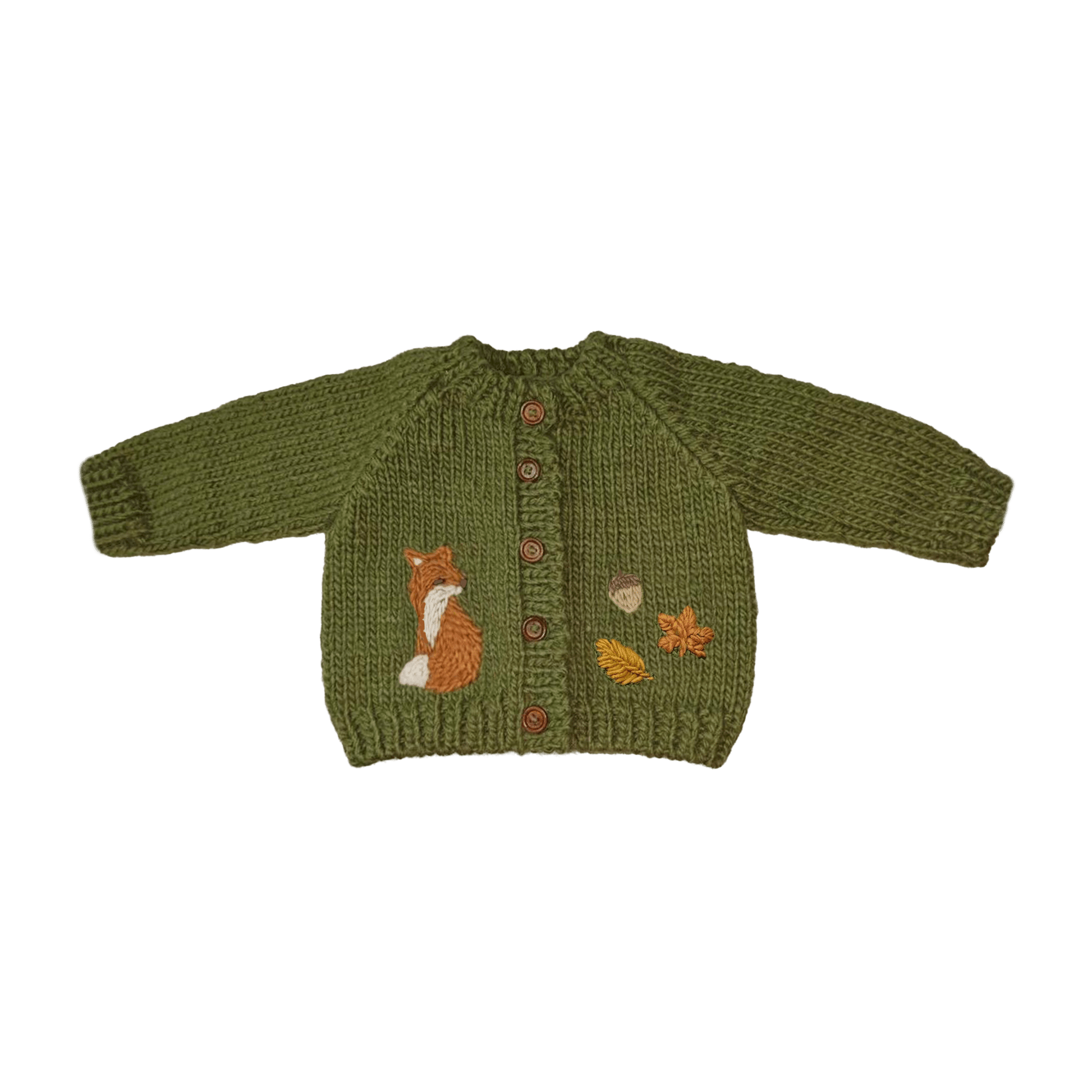 Baby Cardigan - Fox - Bossy Beans