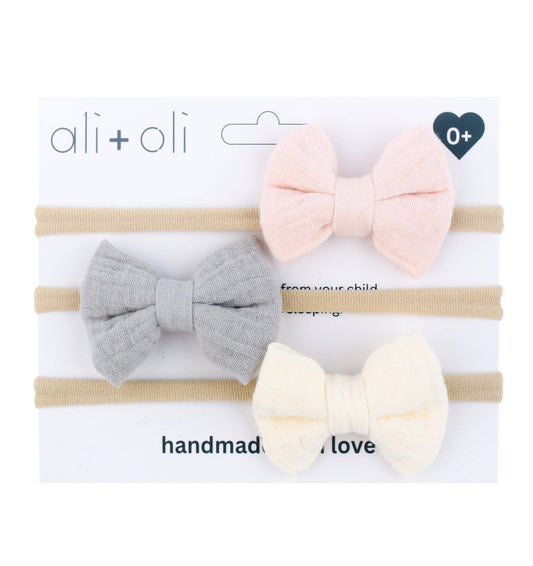 Baby Headband Bow Set - Bossy Beans