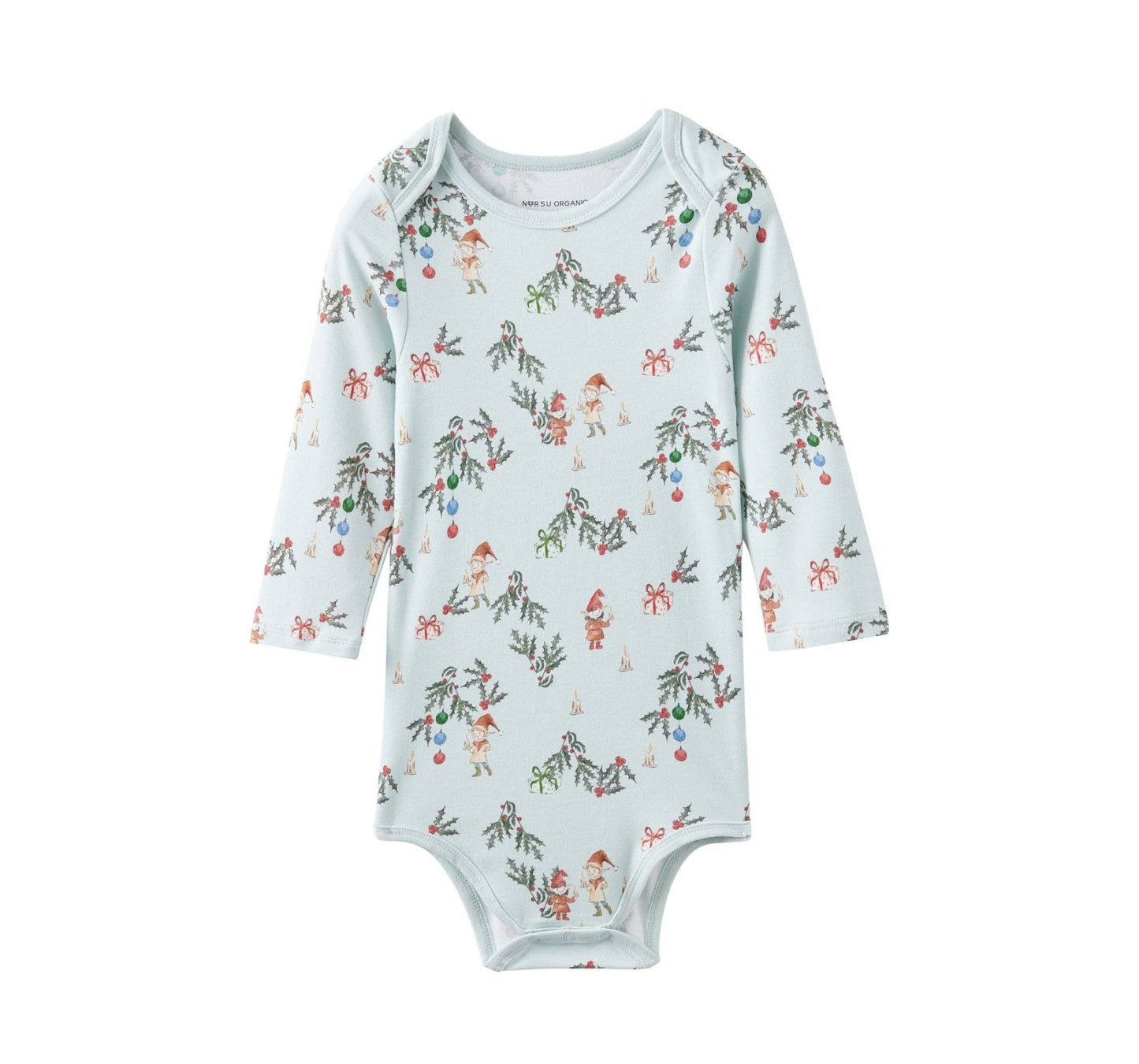 Baby Organic Long - sleeve Onesie - Jolly - Bossy Beans