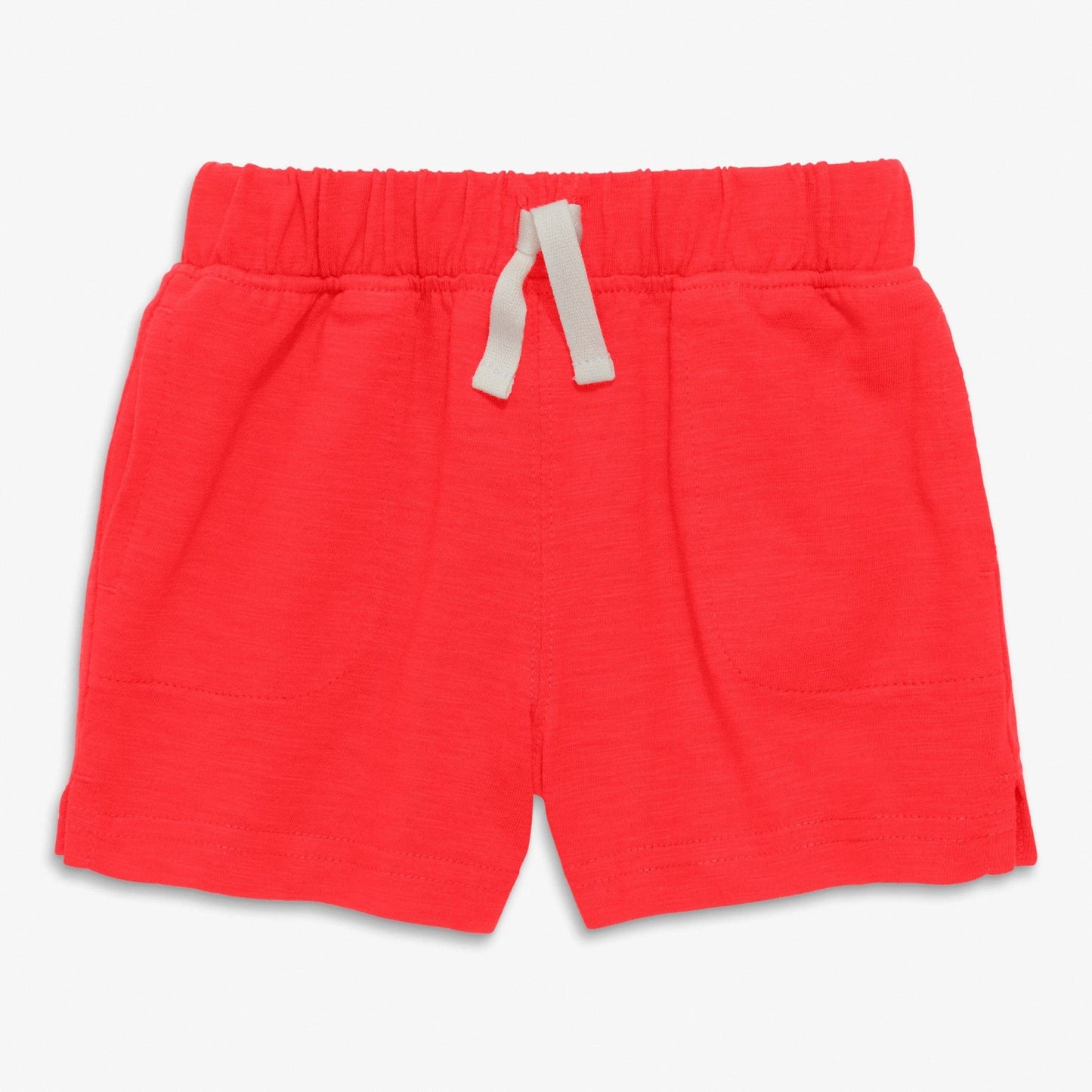 Baby Play Shorts (Sunwashed Navy & Poppy) - Bossy Beans