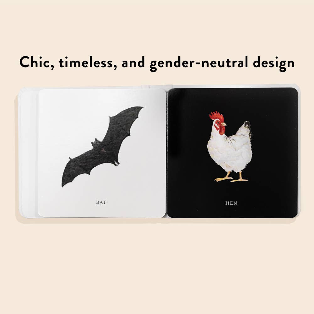Baby's Black & White Contrast Book - Bossy Beans