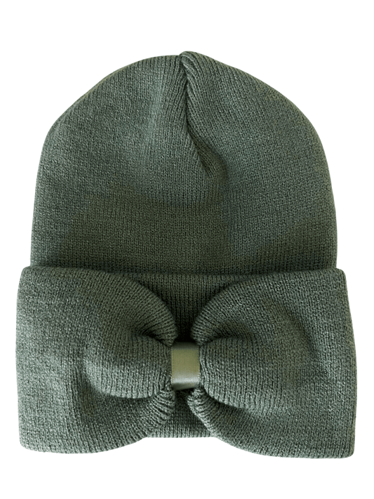 Baby's First Hat - Fern Bow - Bossy Beans