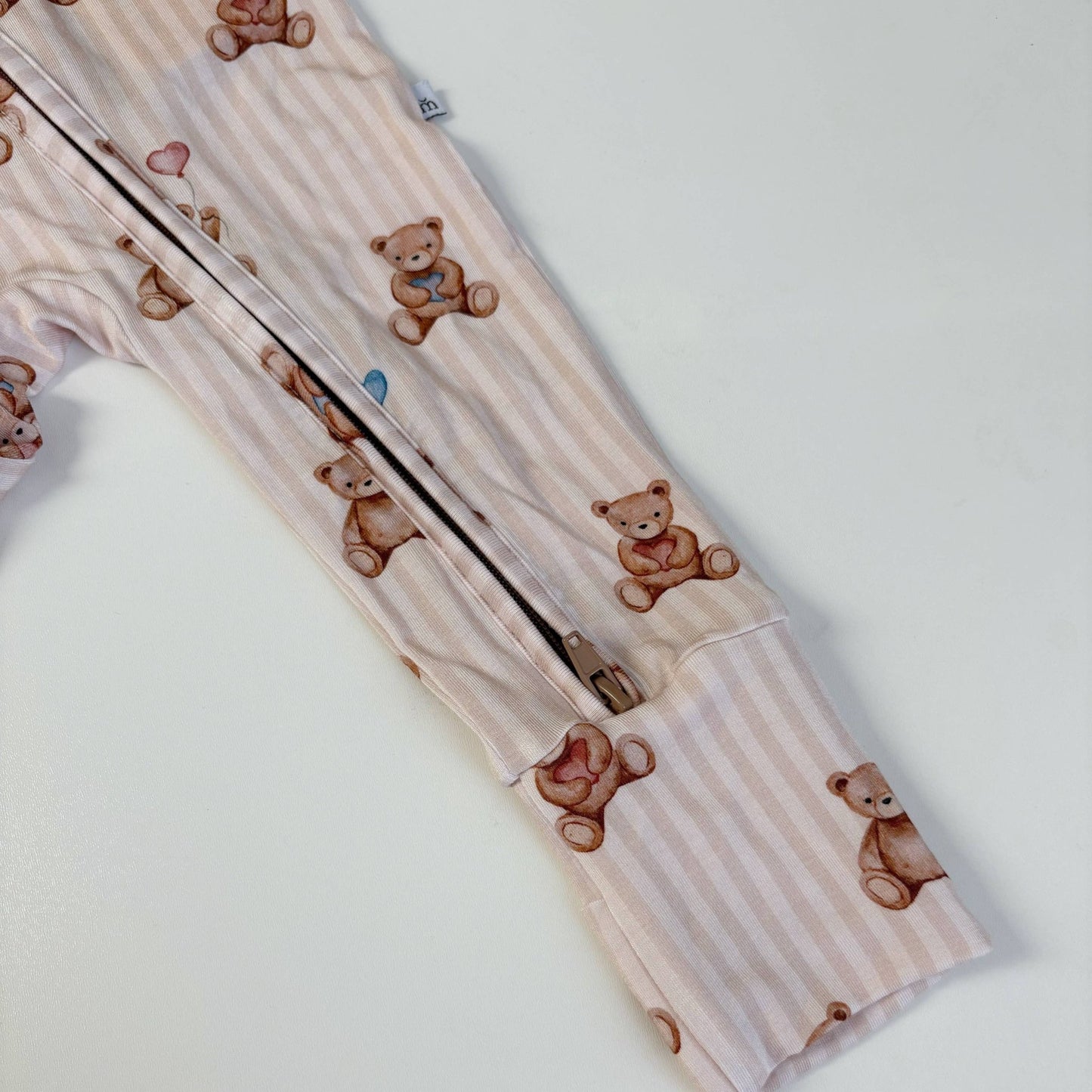 Bamboo Zipper Pajamas: Beary Loved - Bossy Beans