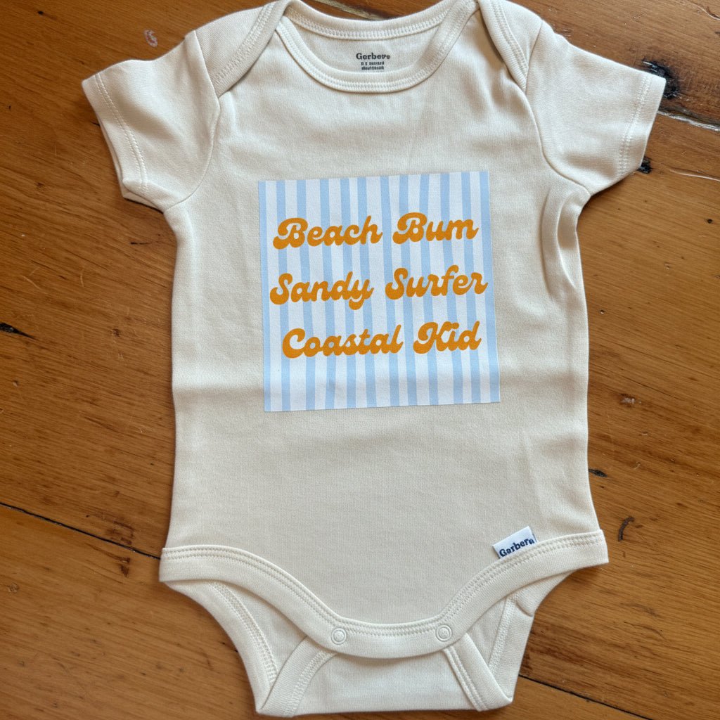 Beach Bum Onesie - Bossy Beans