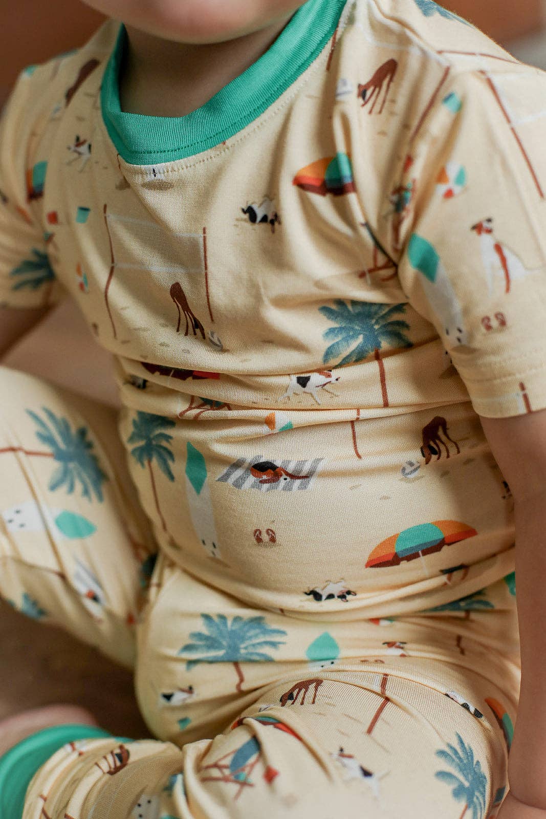 Beach Dog 2 Piece Bamboo Pajama Set - Bossy Beans