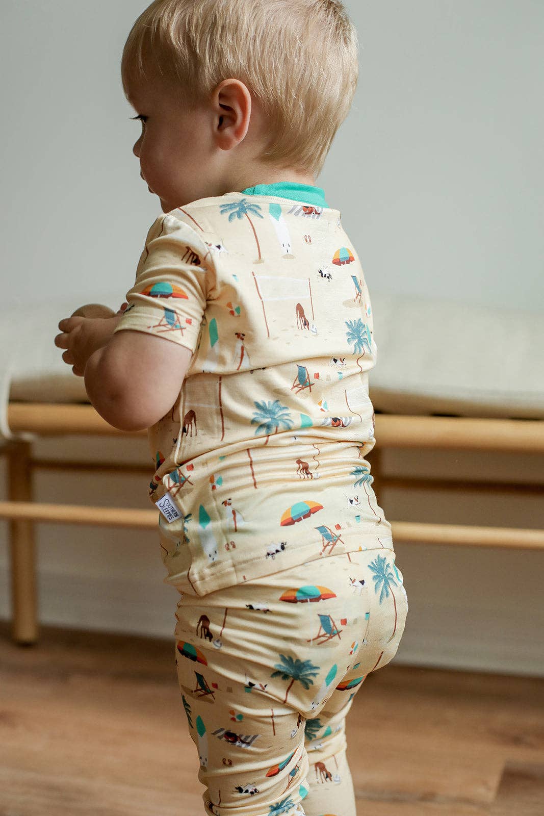 Beach Dog 2 Piece Bamboo Pajama Set - Bossy Beans