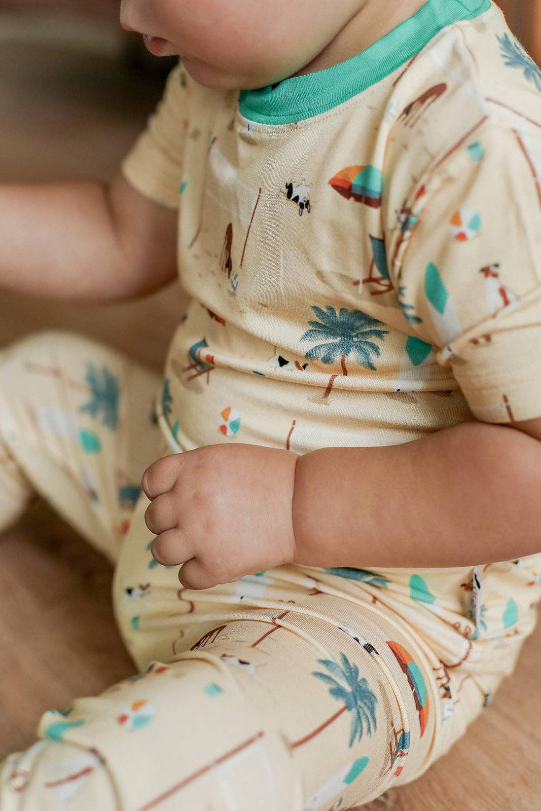 Beach Dog 2 Piece Bamboo Pajama Set - Bossy Beans