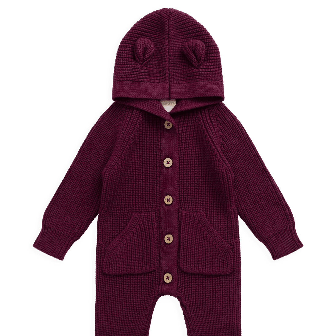 Bear Onepiece - Sweet Mulberry - Bossy Beans