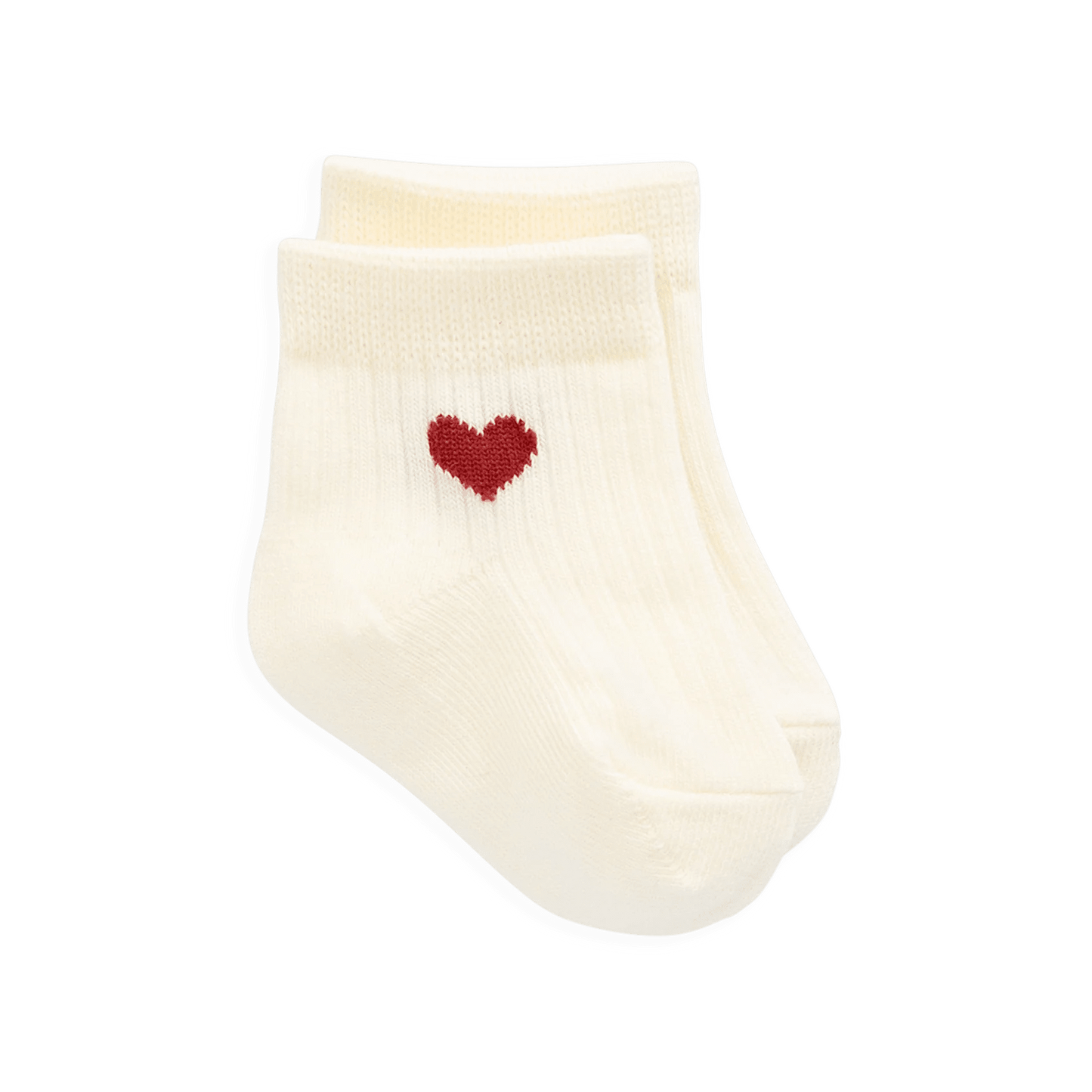 Bellamy Sock - Bellamy Heart Urban Red - Bossy Beans
