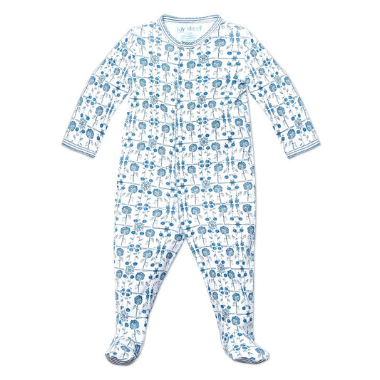 Blue Hydrangeas Snap Baby Onesie - Bossy Beans