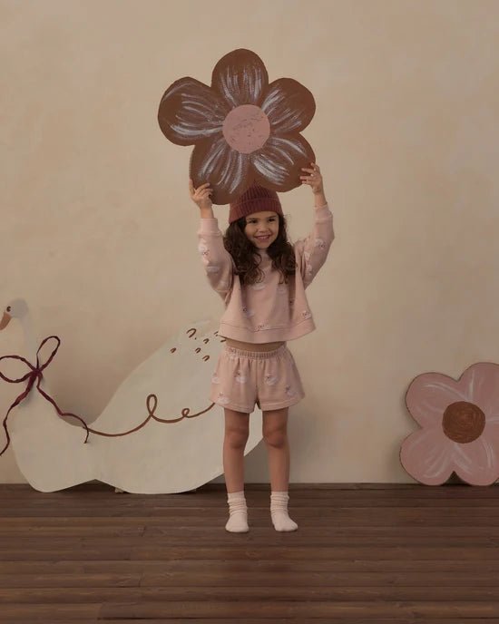 Boxy Pullover: Swans - Bossy Beans