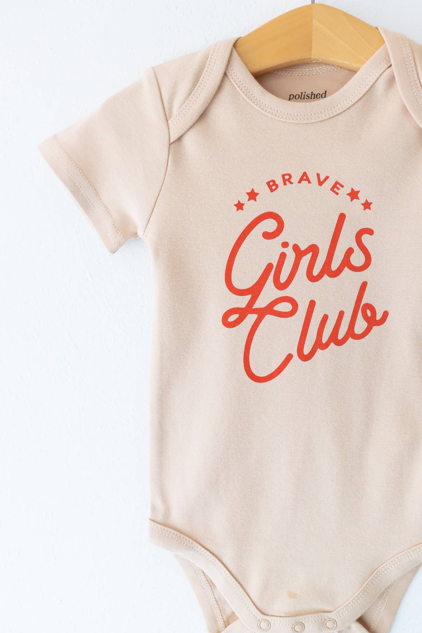 "Brave Girls Club" Baby Girl Bodysuit - Bossy Beans