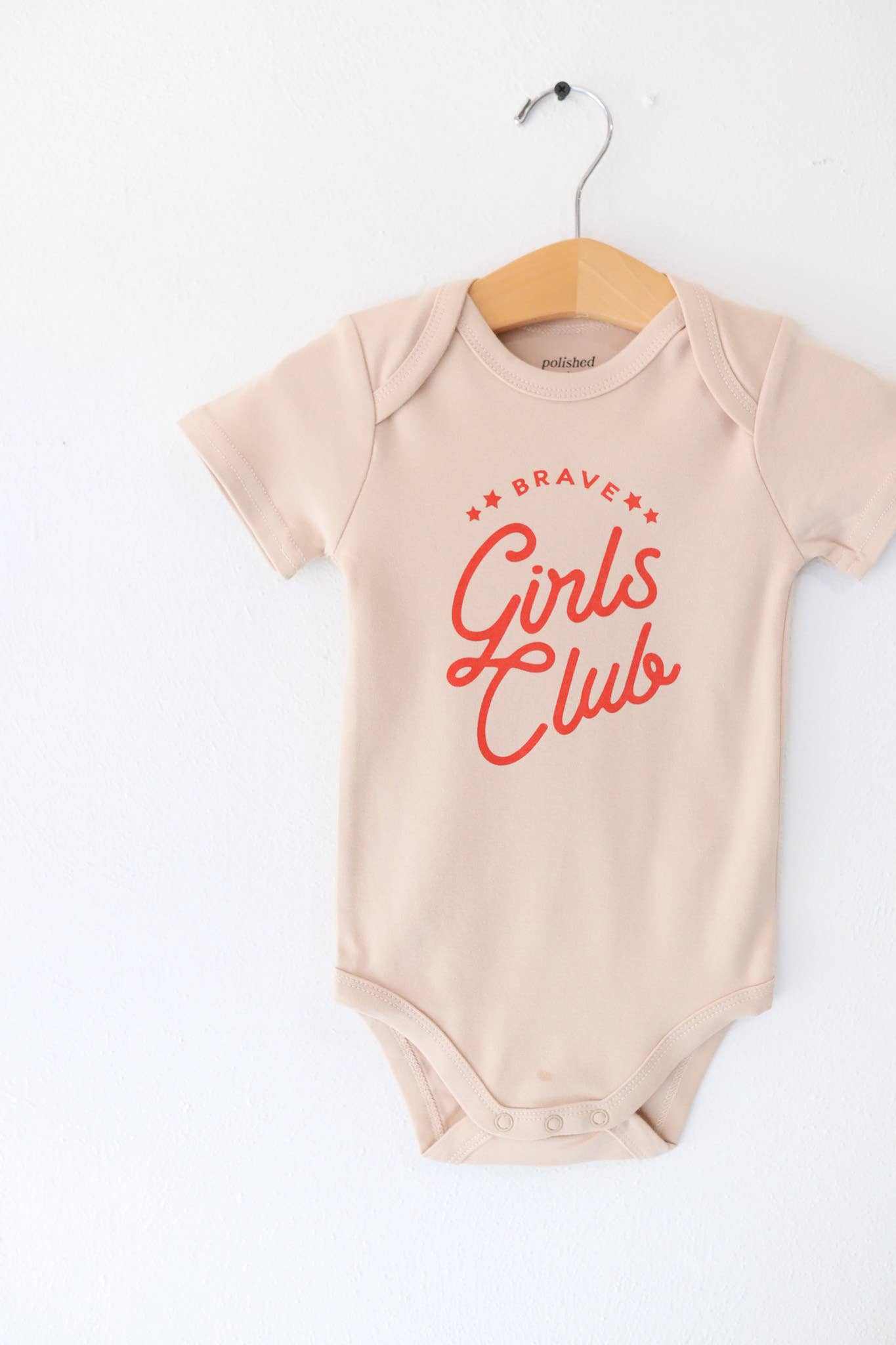"Brave Girls Club" Baby Girl Bodysuit - Bossy Beans