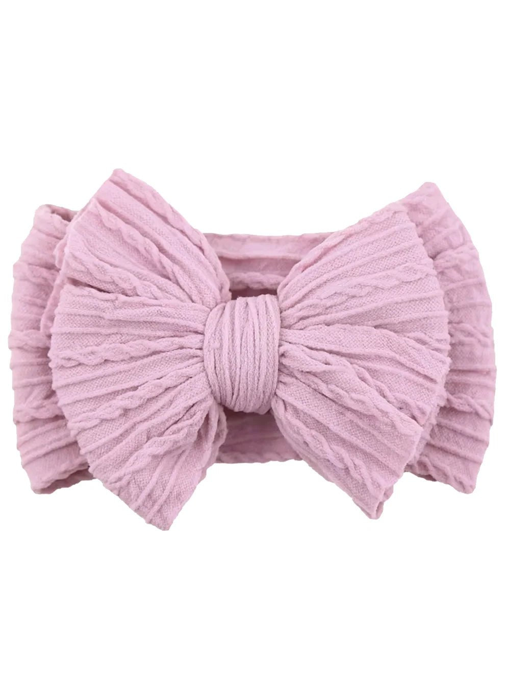 Cable Bow - Soft Violet - Bossy Beans