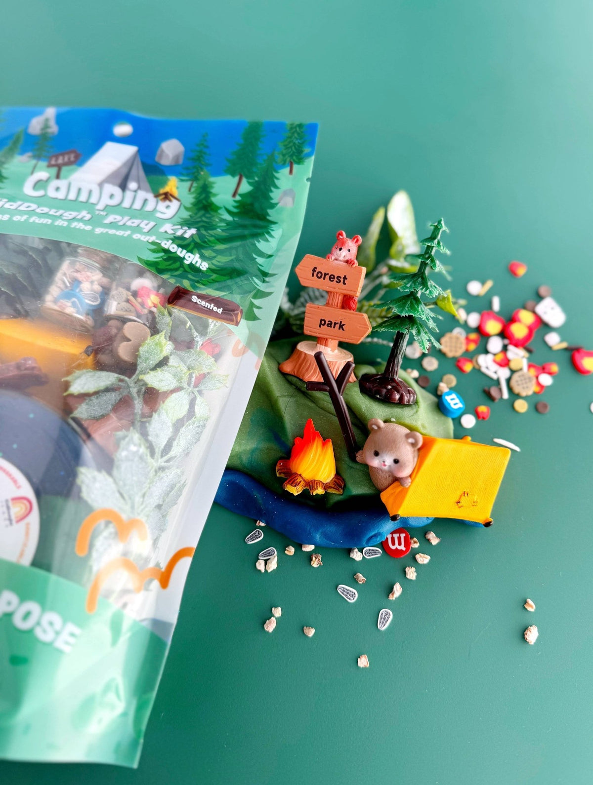 Camping KidDough Sensory Play Kit - Bossy Beans