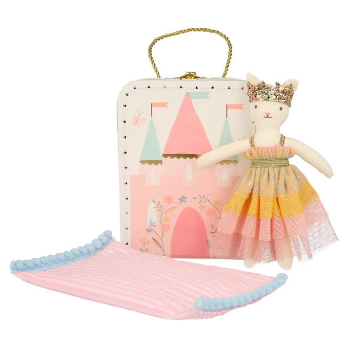 Castle & Princess Cat Mini Suitcase Doll - Bossy Beans