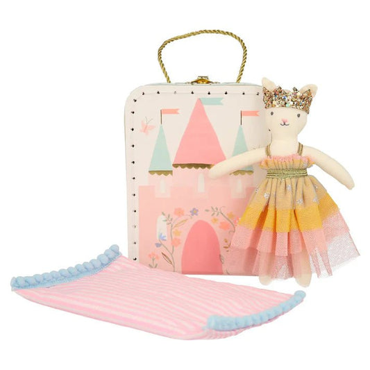 Castle & Princess Cat Mini Suitcase Doll - Bossy Beans