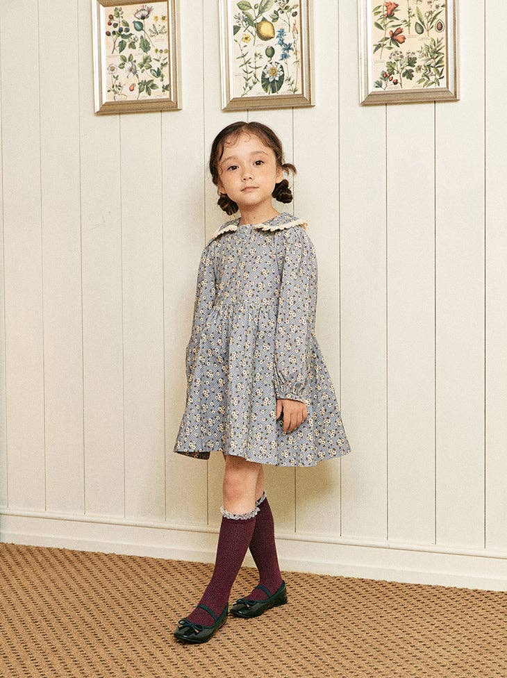 Celina Floral Print Brushed Cotton Dress - Bossy Beans
