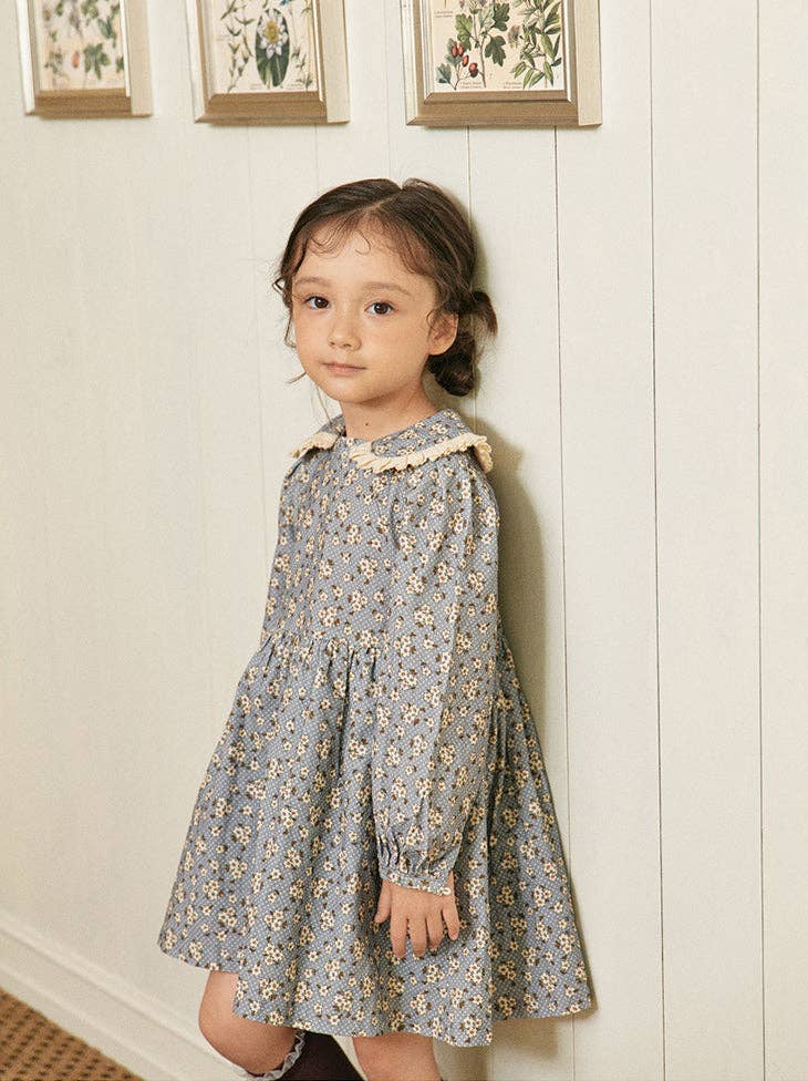 Celina Floral Print Brushed Cotton Dress - Bossy Beans