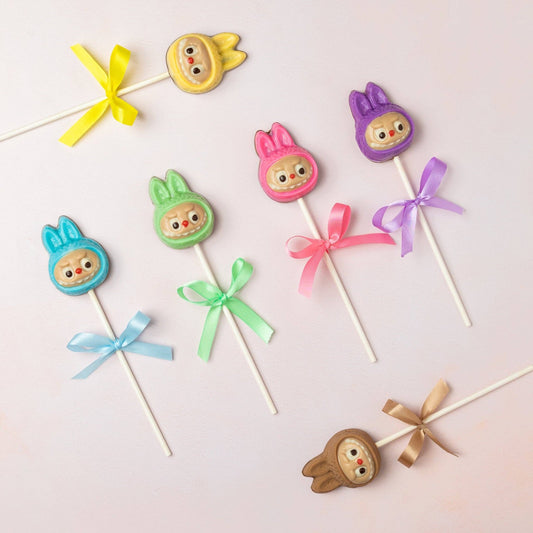 Chocolate Monster Lollipops - Bossy Beans