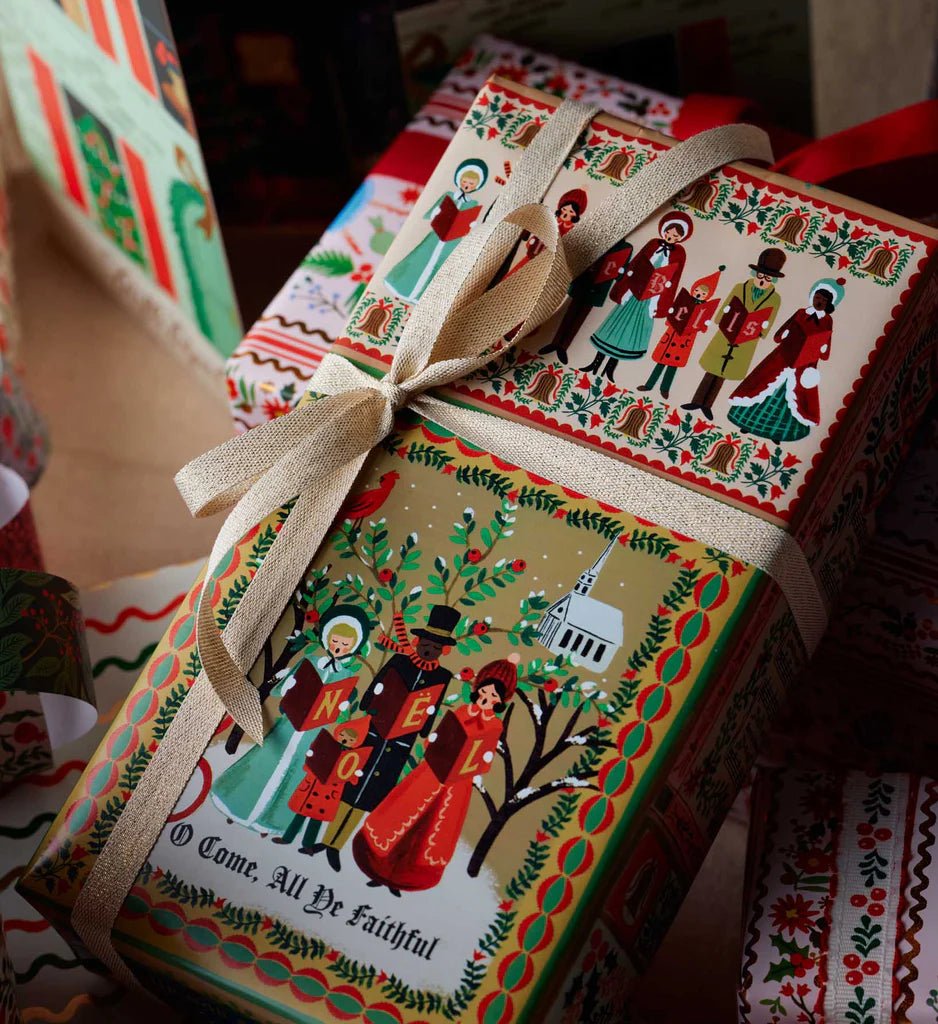 Christmas Carols Continuous Wrapping Roll - Bossy Beans