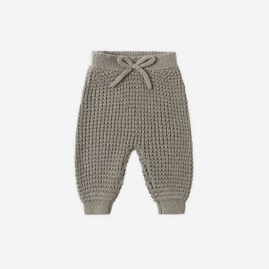 Chunky Knit Pant: Spruce - Bossy Beans