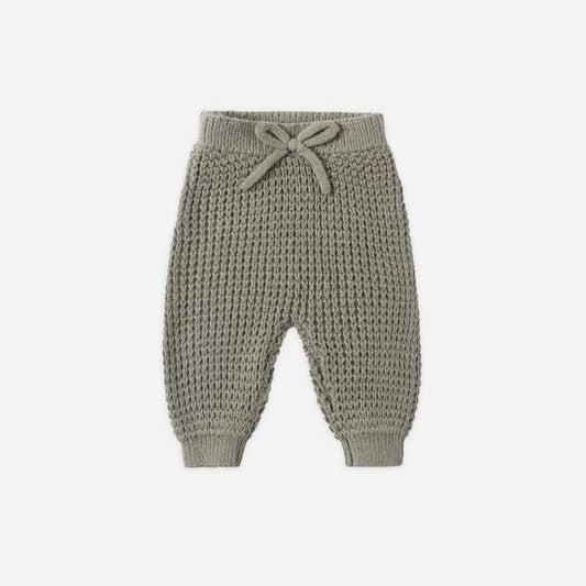 Chunky Knit Pant: Spruce - Bossy Beans