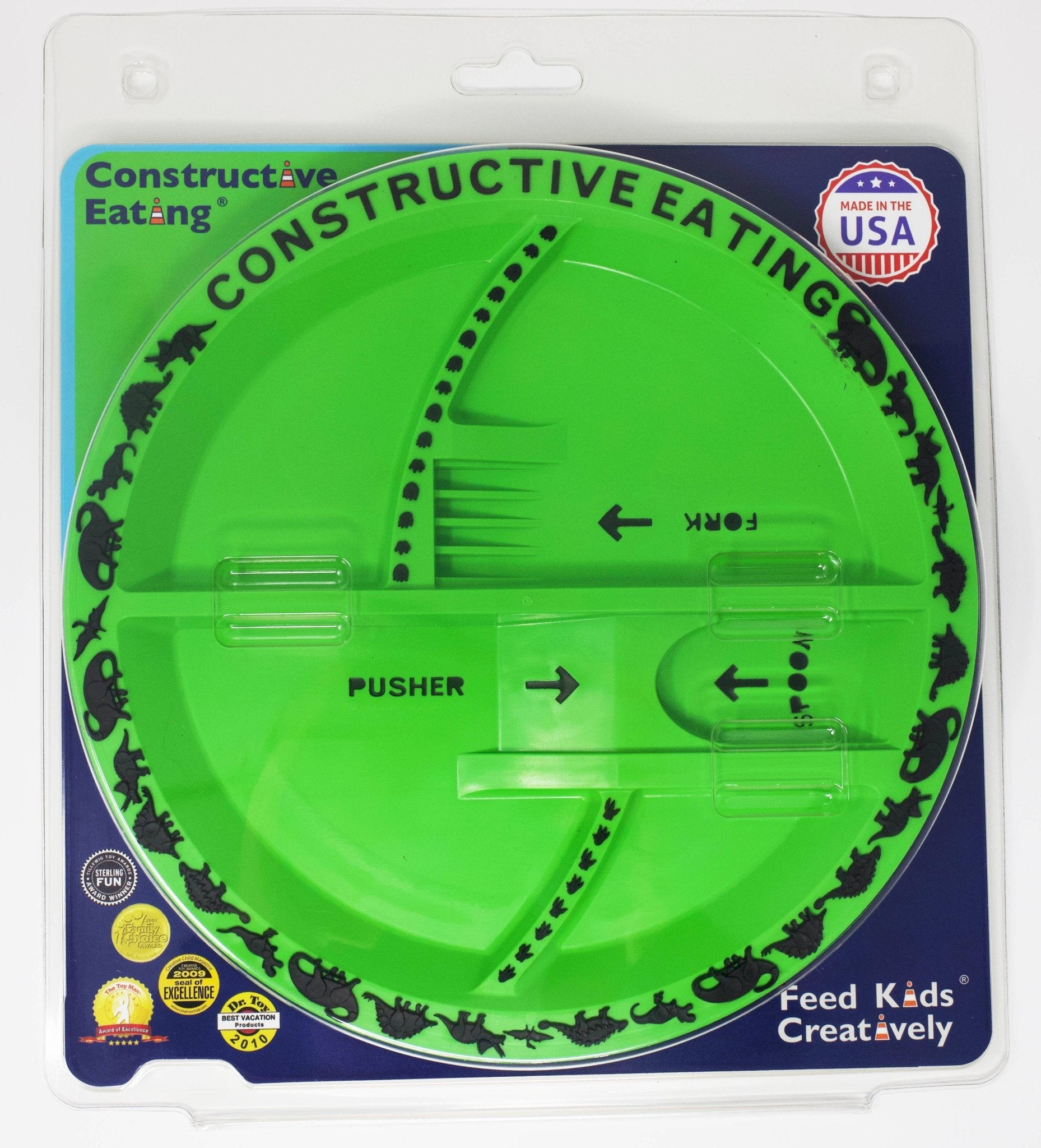 Constructive Eating - Dino Plate - Bossy Beans