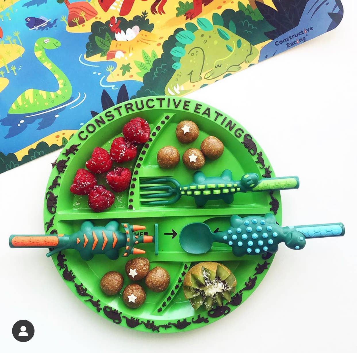 Constructive Eating - Dino Plate - Bossy Beans