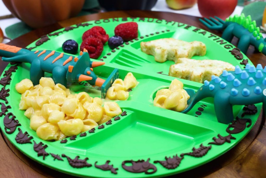 Constructive Eating - Dino Plate - Bossy Beans
