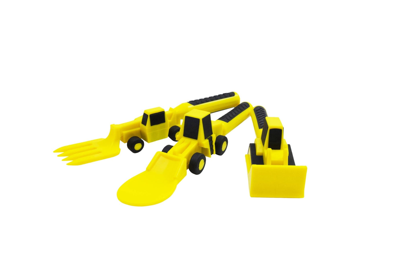 Constructive Eating - Set of 3 Construction Utensils - Bossy Beans
