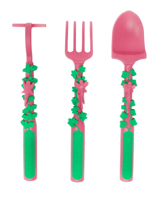 Constructive Eating - Set of 3 Garden Fairy Utensils - Bossy Beans