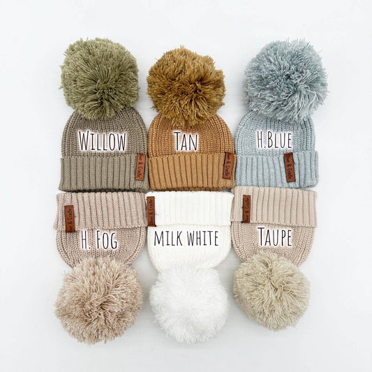 Cotton Pom Beanie: Willow - Bossy Beans